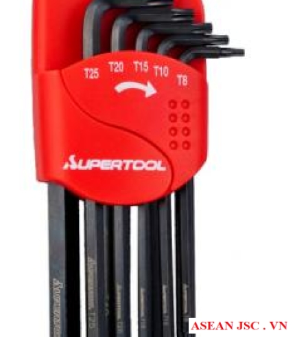 Bộ lục giác 9 chi tiết - HTLH - SUPERTOOL-JAPAN