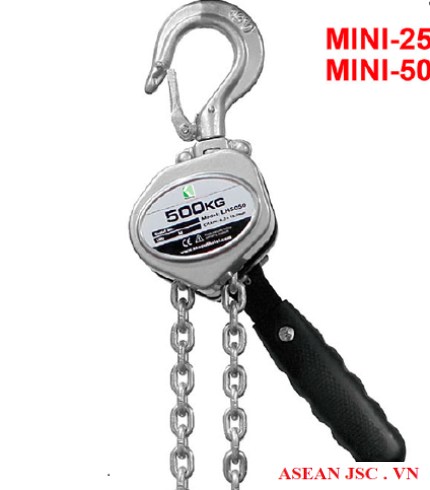 Pa lăng xích lắc tay Mini Kondotec - Nhật Bản
