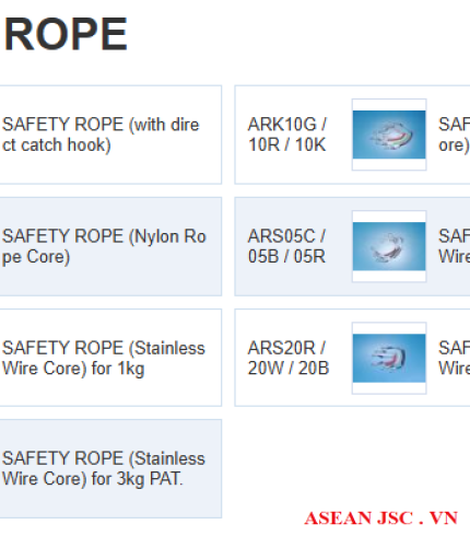DÂY AN TOÀN CHO DỤNG CỤ CẦM TAY - AR430, ARN10, ARK10, ARS05, ARS10, ARS20, ARS30 - SUPERTOOL - NHẬT BẢN
